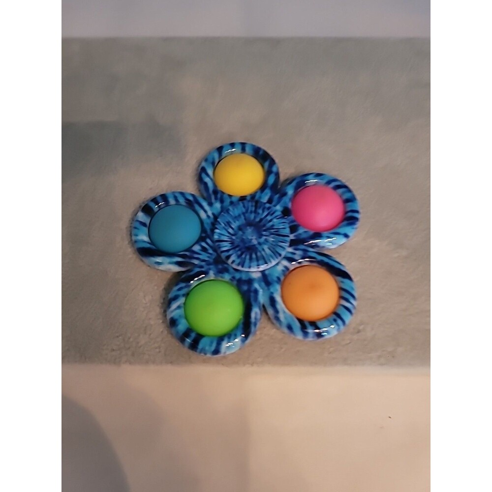 Tye Dye Fidget Spinner Pop It Toy